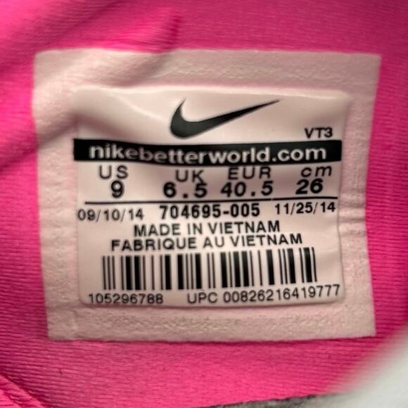 Nike Free 5.0 TR Fit 5 PRT Shoes Women's 9 Purple Pink Athletic Running Sneakers - Picture 8 of 8